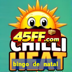 bingo de natal para imprimir gratis